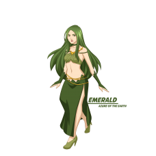 Emerald Azure of the Earth Poster